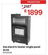 Alva Single Panel Gas Electric Heater