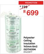 Isotherm 145mm 6Sqm Polyster Ceiling Insulation