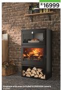 Zamora Eco Design Fireplace With Oven Included