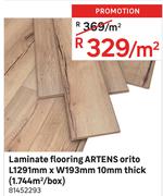 Artens Orito Laminate Flooring L1291mm x W193mm-Per Sqm
