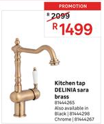 Delinia Sara Brass Kitchen Tap