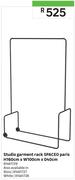 Spaceo Paris Studio Garment Rack H160cm x W100cm x D40cm