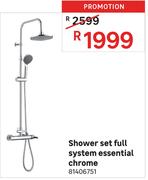 Shower set Full system Essential Chrome