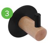 Sensea Scandi Wood & Black Hook Small