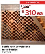 Bottle Rack Polystyrene For 15 Bottles-Each
