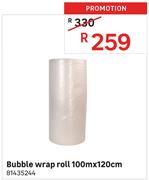 Bubble Wrap Roll-100m x 120cm
