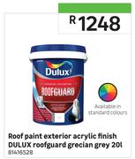 Dulux Roofguard Grecian Grey Acrylic Finish Exterior Roof Paint-20L