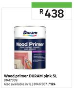 Duram Pink Wood Primer-5L