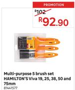 Hamilton's Viva 19, 25, 38, 50 & 75mm Multi Purpose 5 Brush Set