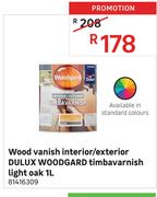 Dulux Woodgard Timbavarnish Light OakInterior/Exterior Wood Varnish-1L