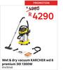 Karcher WD 6 Premium 1300W Wet & Dry Vacuum 30L