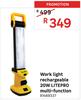 Litepro 20W Multi Function Rechargeable Worklight