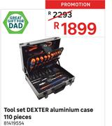 Dexter 110 Pieces Aluminium Case Tool Set