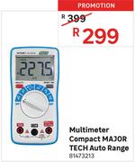 Major Tech Auto Range Compact Multimeter