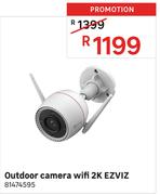 Ezviz 2K WiFi Outdoor Camera