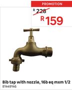 Bib Tap With Nozzle 16b eq mxm 1/2