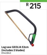 Geolia 53cm Log Saw Including 2 Blades 81443843