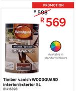 Wood Guard 5L Interior/Exterior Timber Vanish