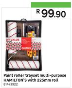 Hamilton's Paint Roller Trayset Multi Purpose With 225mm Roll