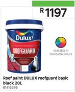 Dulux 20L Black Basic Roofguard Roof Paint
