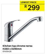 Nerea Chrome Kitchen Tap H260 x D290mm