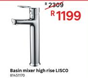 Lisco High Rise Basin Mixer