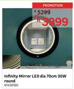 Infinity Mirror LED Dia 70cm 30W Round