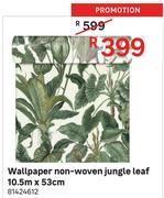 Wallpaper Non Woven Jungle Leaf 10.5cm x 53cm