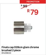 Finals Cap D28cm Glam Chrome Brushed 2 Piece
