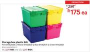 Storage Box Plastic 68L-Each