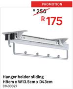 Hanger Holder Sliding H9cm x W13.5cm x D43cm