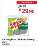 Scotch Brite Cleaning Kit Heavy Duty