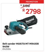 Makita MT Belt Sander Eccentric 940W M9400B