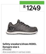 Rebel Dynapro Size 4 Safety Sneakers/ Shoes