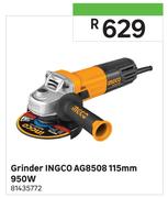 Ingco 115mm 950W Grinder AG8508