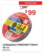 Torkcraft 115mm Cutting Discs 10 + 5
