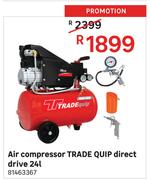 Trade Quip Air Compressor Direct Drive 24L