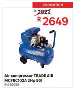 Trade Air Air Compressor 2Hp 50L MCFRC102A