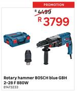 Bosch Rotary Hammer Blue GBH 2 - 28 F 880W
