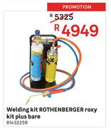 Rothenberger Welding Kit Roxy Kit Plus Bare