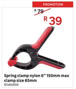 Spring Clamp Nylon 6" 150mm Max Clamp Size 65mm