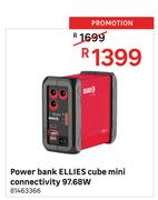 Ellies Power Bank Cube Mini Connectivity 97.68W