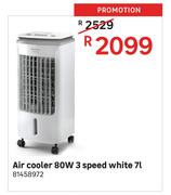 7Ltr Air Cooler 80W 3 speed (White)