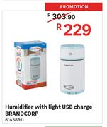 Brandcorp Humidifier With Light (USB Charge)