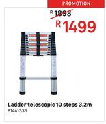 10 Step Ladder Telescopic  3.2m