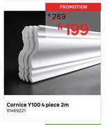 Cornice Y100 4 Piece 2m