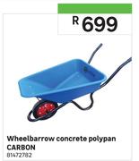 Carbon Wheelbarrow Concrete Polypan