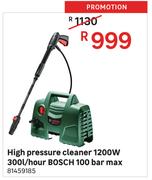 Bosch High Pressure Cleaner 1200W 300L/Hour 100 Bar Max