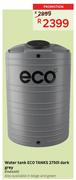 Eco Water Tank 2750Ltr (Dark Grey)