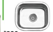 Cam Africa Single Kitchen Sink S/Steel PC4030L/SC L45cm x W38.5cm 81420535